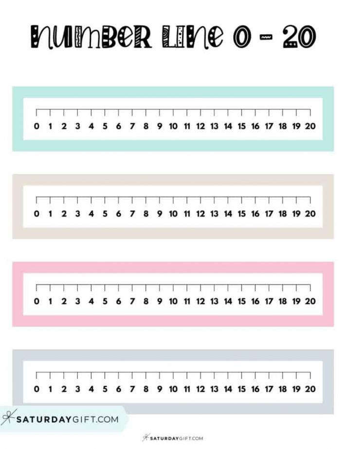 Number Line to  - Cute & Free Printables and Blank Worksheets - FREE Printables - Free Printable Number Lines