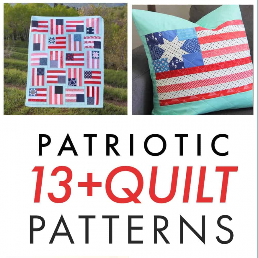 Patriotic Quilt Patterns to Sew for the th of July. - Coral + Co - Free Printable Patriotic Quilt Patterns