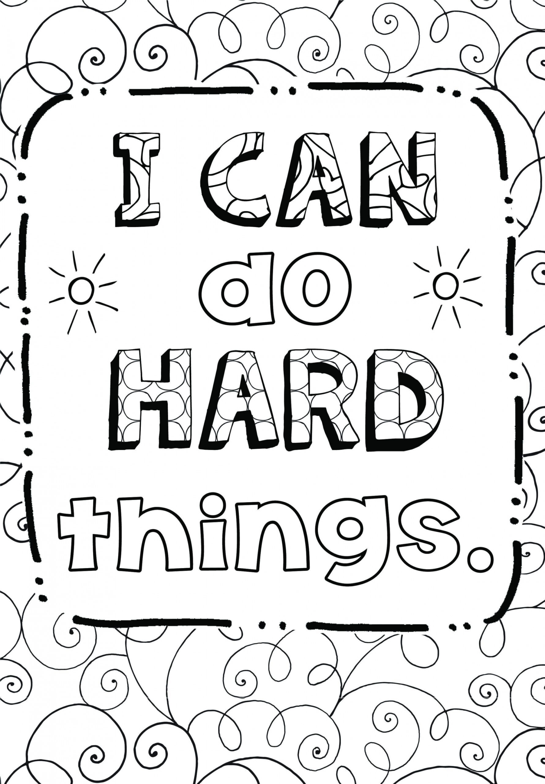 Pin on Art Teacher Tips - FREE Printables - Free Printable Positive Affirmation Coloring Pages