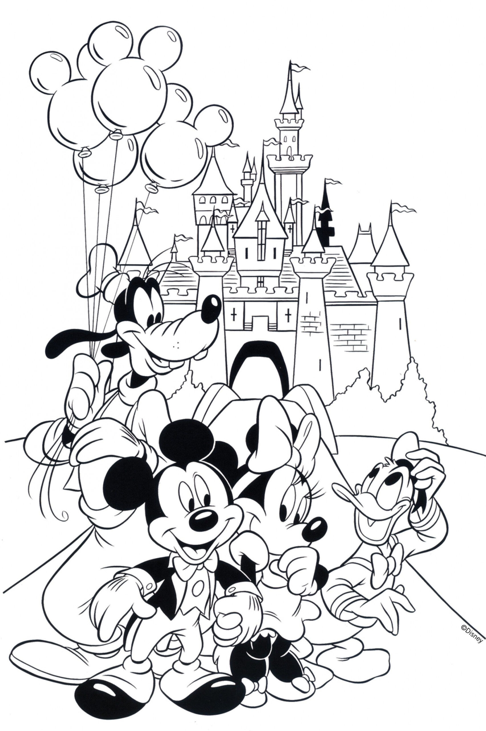 Pin on Coloring Pages - FREE Printables - Free Printable Disney Coloring Pages