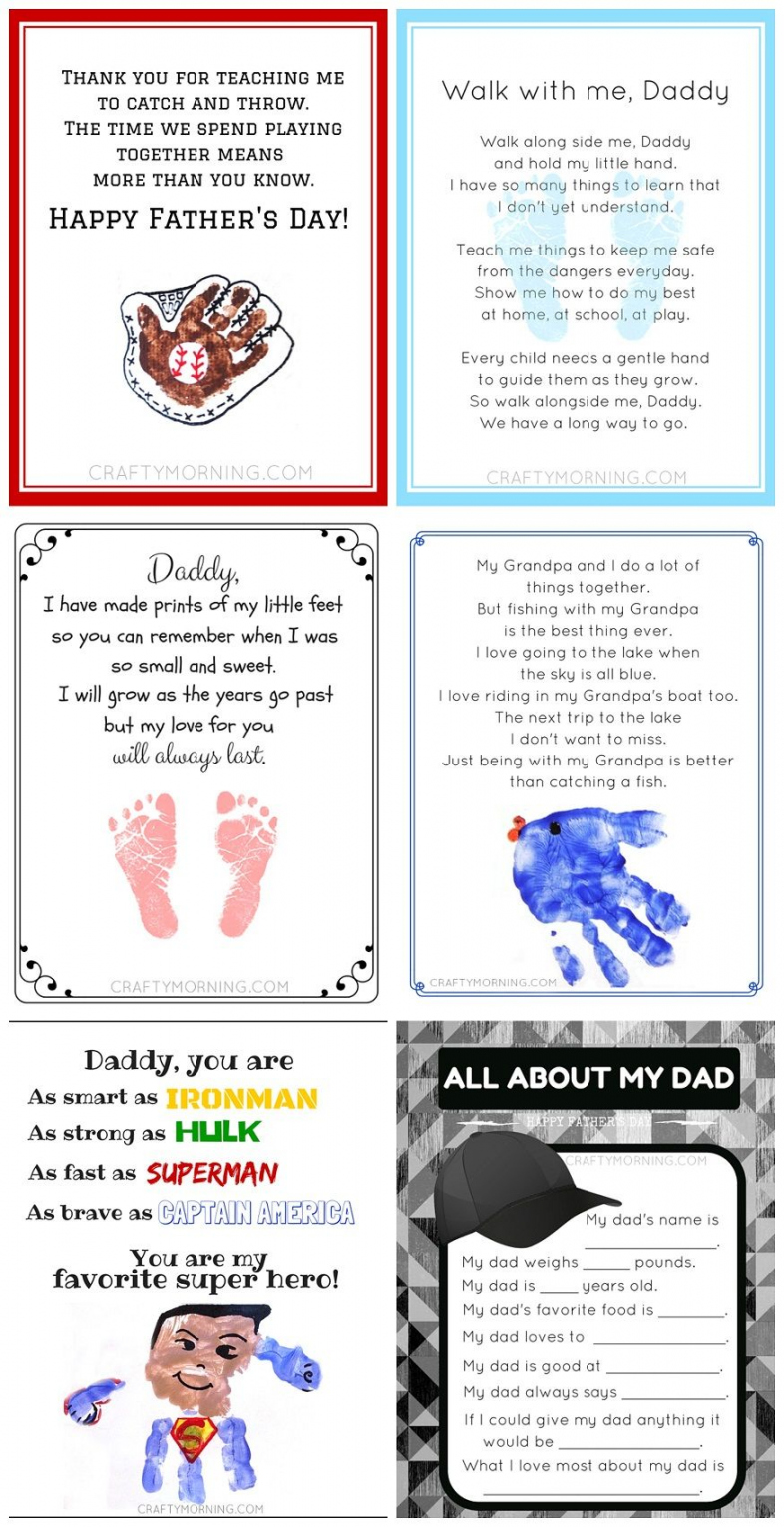 Pin on Crafty Morning Blog ❤ - FREE Printables - Fathers Day Poems Free Printable