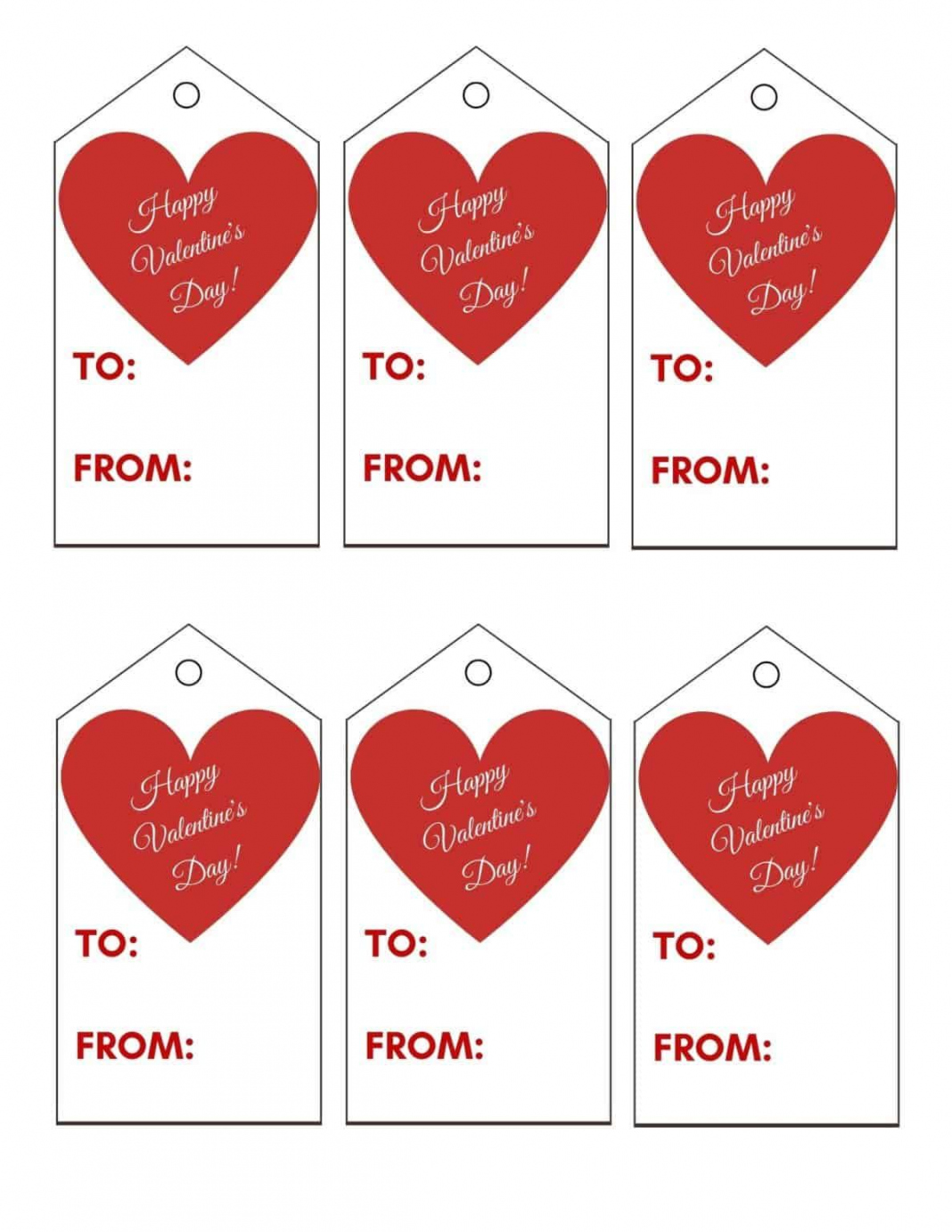 Pin on Paper Crafting - FREE Printables - Free Printable Valentine Tags
