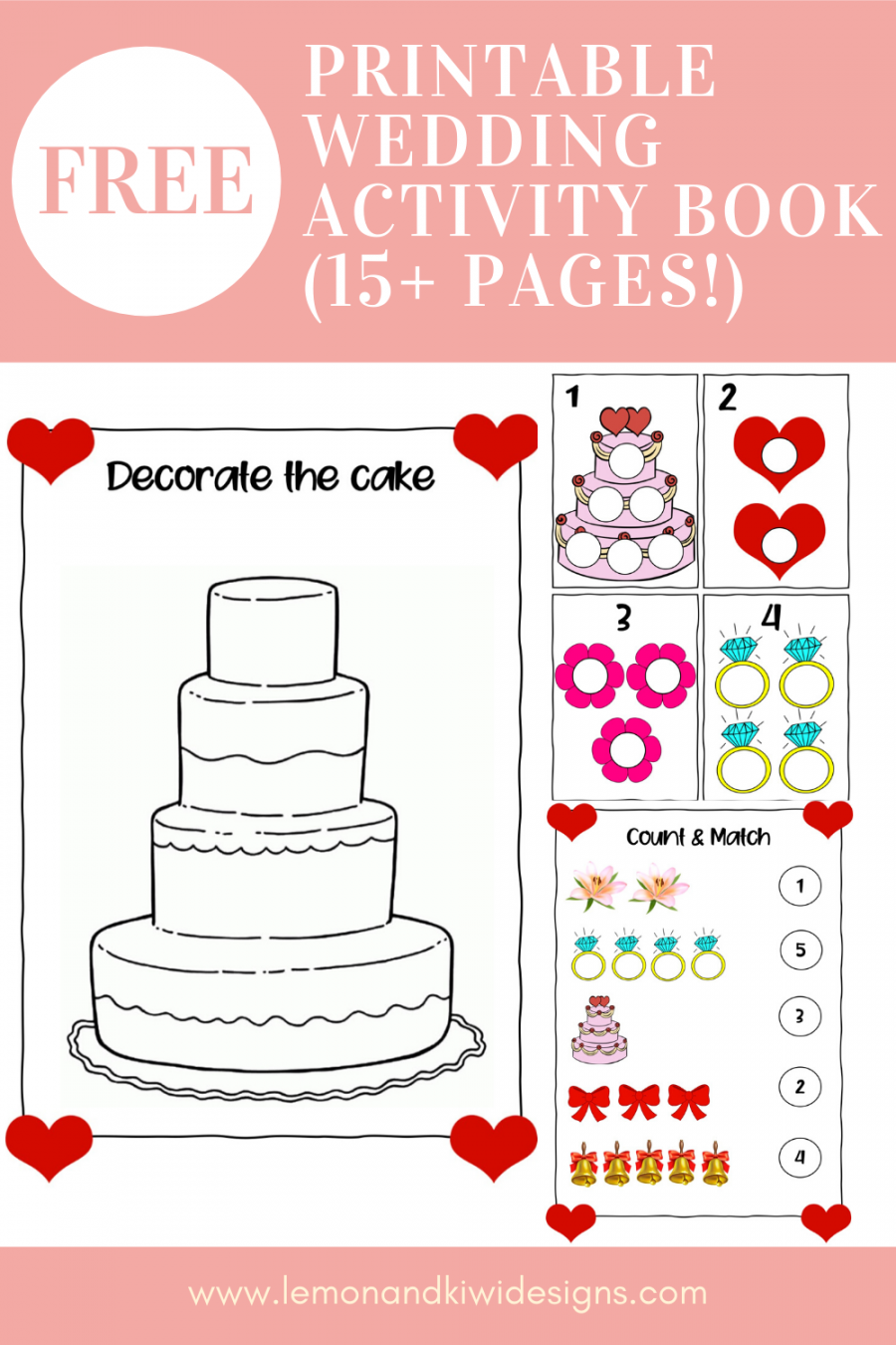 Pin on Wedding Printables - FREE Printables - Printable Free Wedding Activity Book