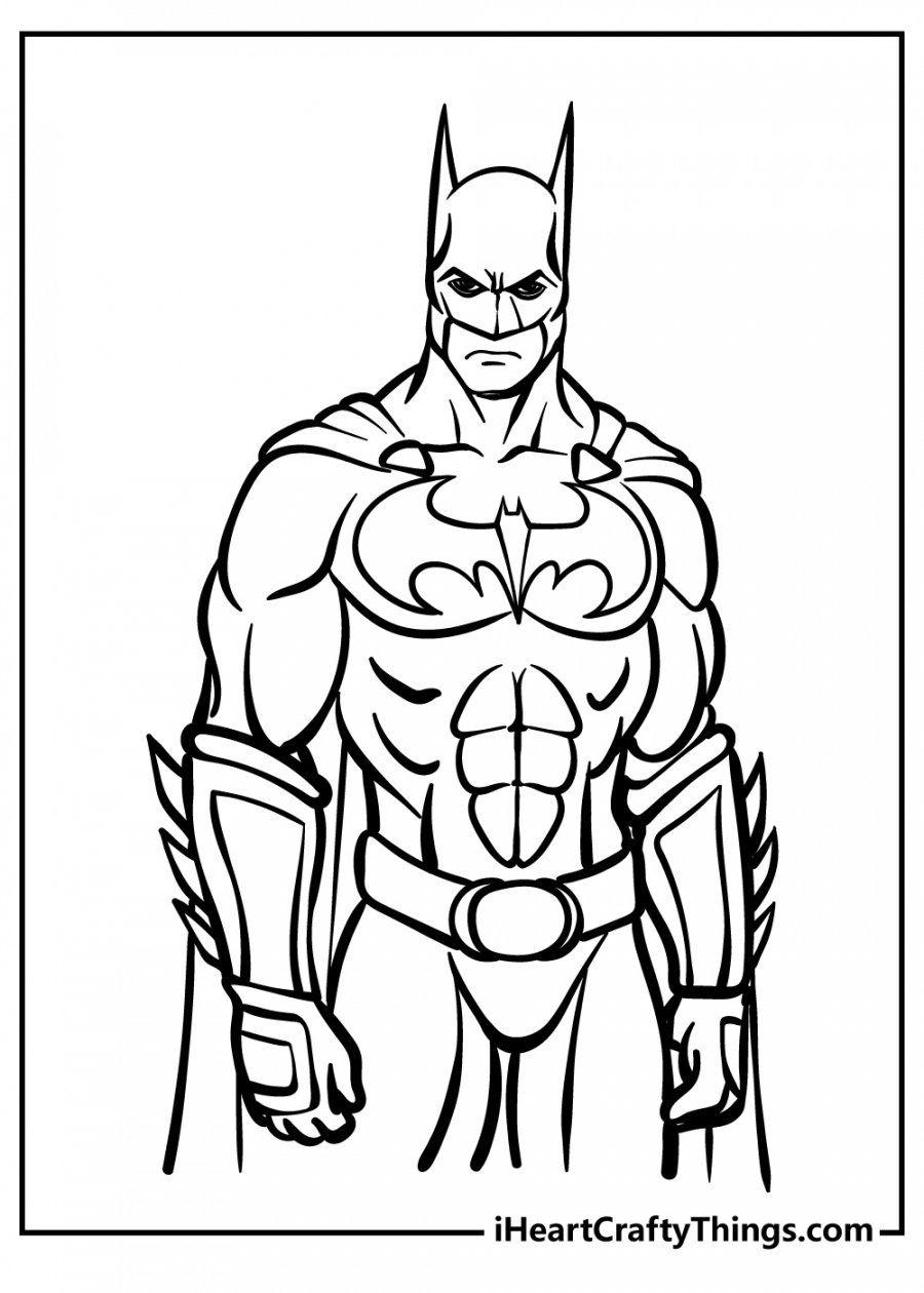 Printable Batman Coloring Pages (Updated ) - FREE Printables - Free Printable Batman Coloring Pages
