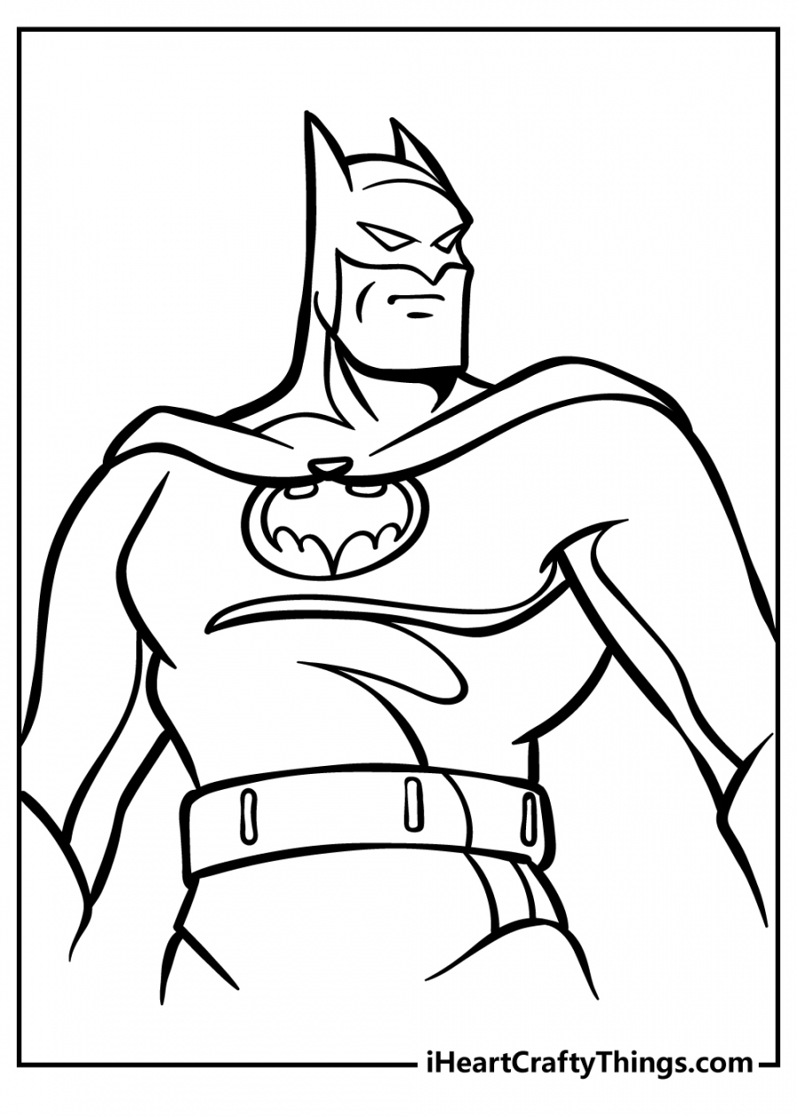 Batman Coloring Pages Free Printable - FREE Printable HQ