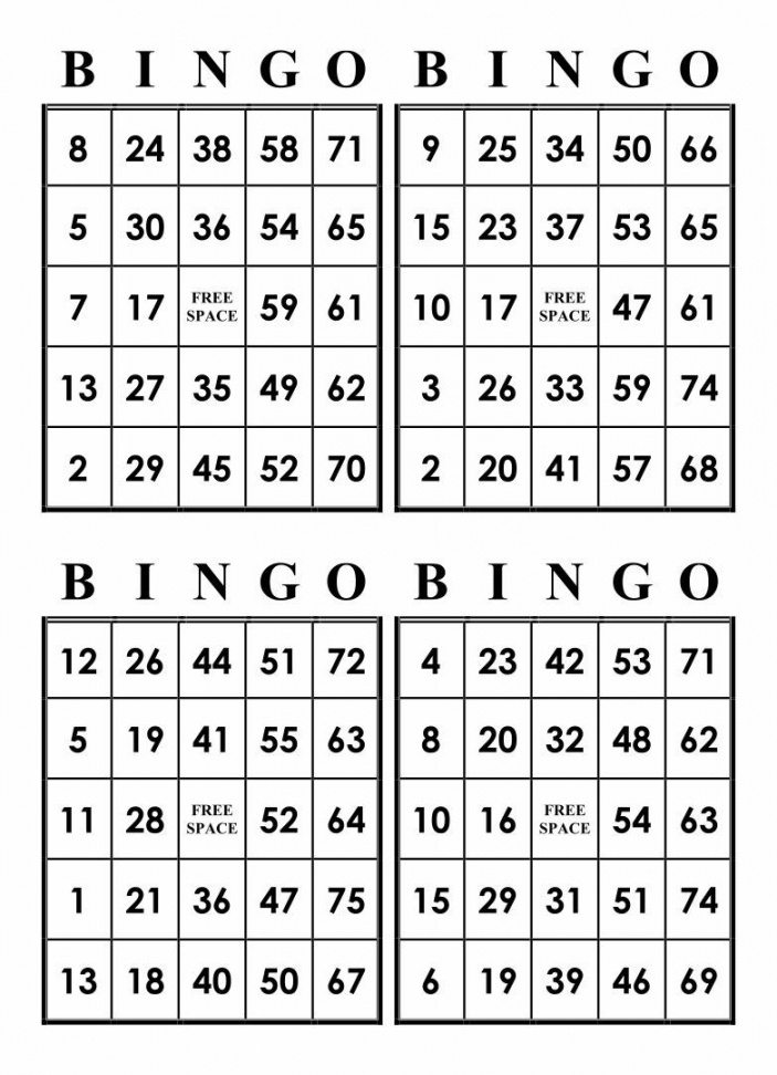 Printable Bingo Cards with Numbers  Free bingo cards, Bingo cards  - FREE Printables - Free Printable Bingo Cards With Numbers