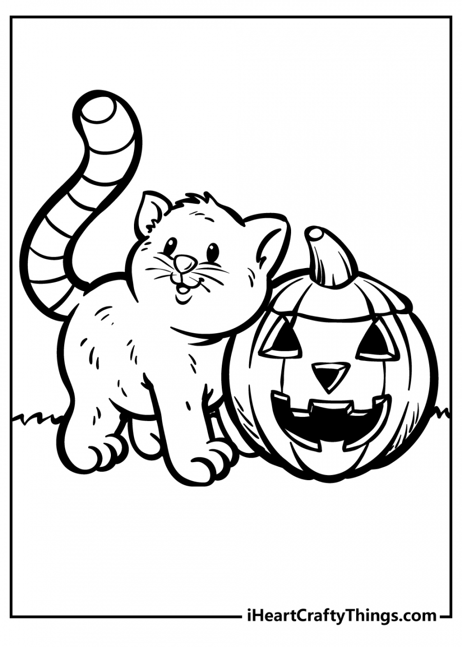 Printable Halloween Coloring Pages (Updated ) - FREE Printables - Free Printable Halloween Images