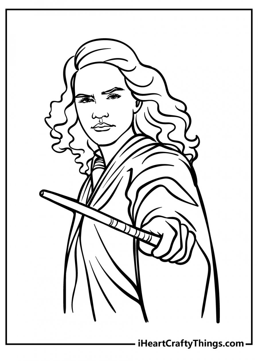 Printable Harry Potter Coloring Pages (Updated ) - FREE Printables - Free Printable Harry Potter Coloring Pages
