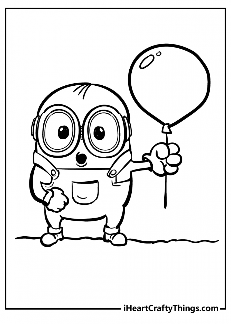Printable Minions Coloring Pages (Updated ) - FREE Printables - Minion Coloring Pages Free Printable