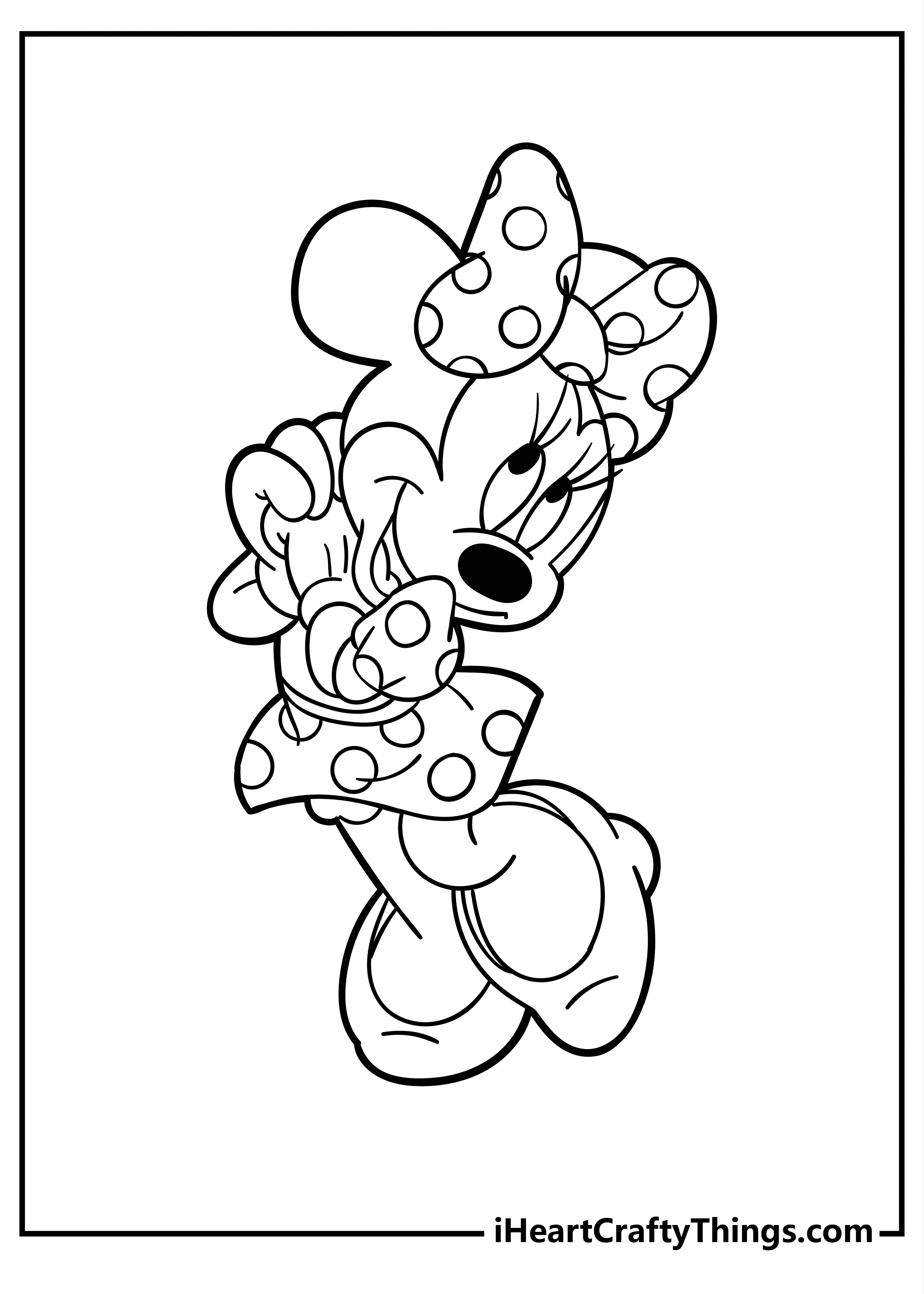 Printable Minnie Mouse Coloring Pages (Updated ) - FREE Printables - Free Printable Minnie Mouse