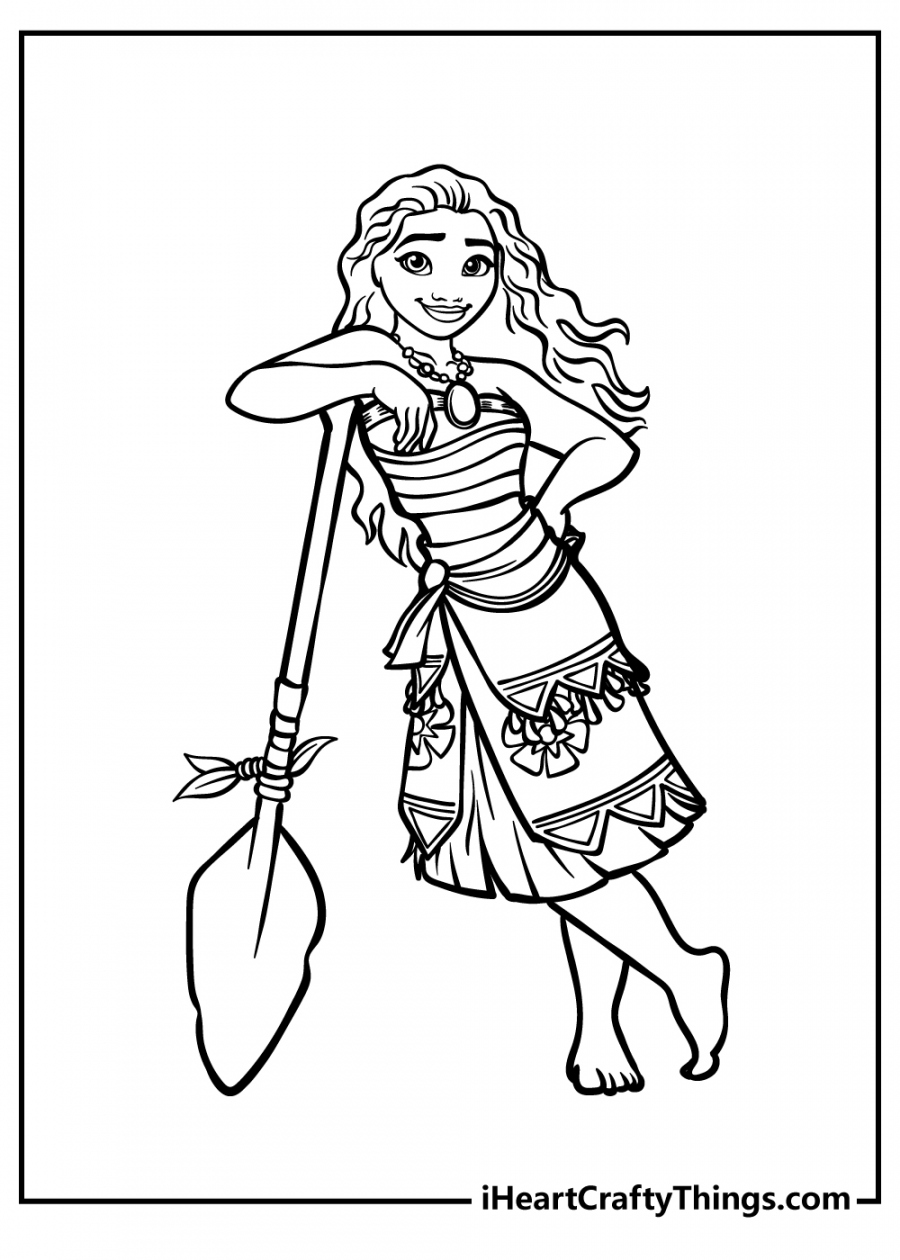 Printable Moana Coloring Pages (Updated ) - FREE Printables - Free Printable Moana Coloring Pages