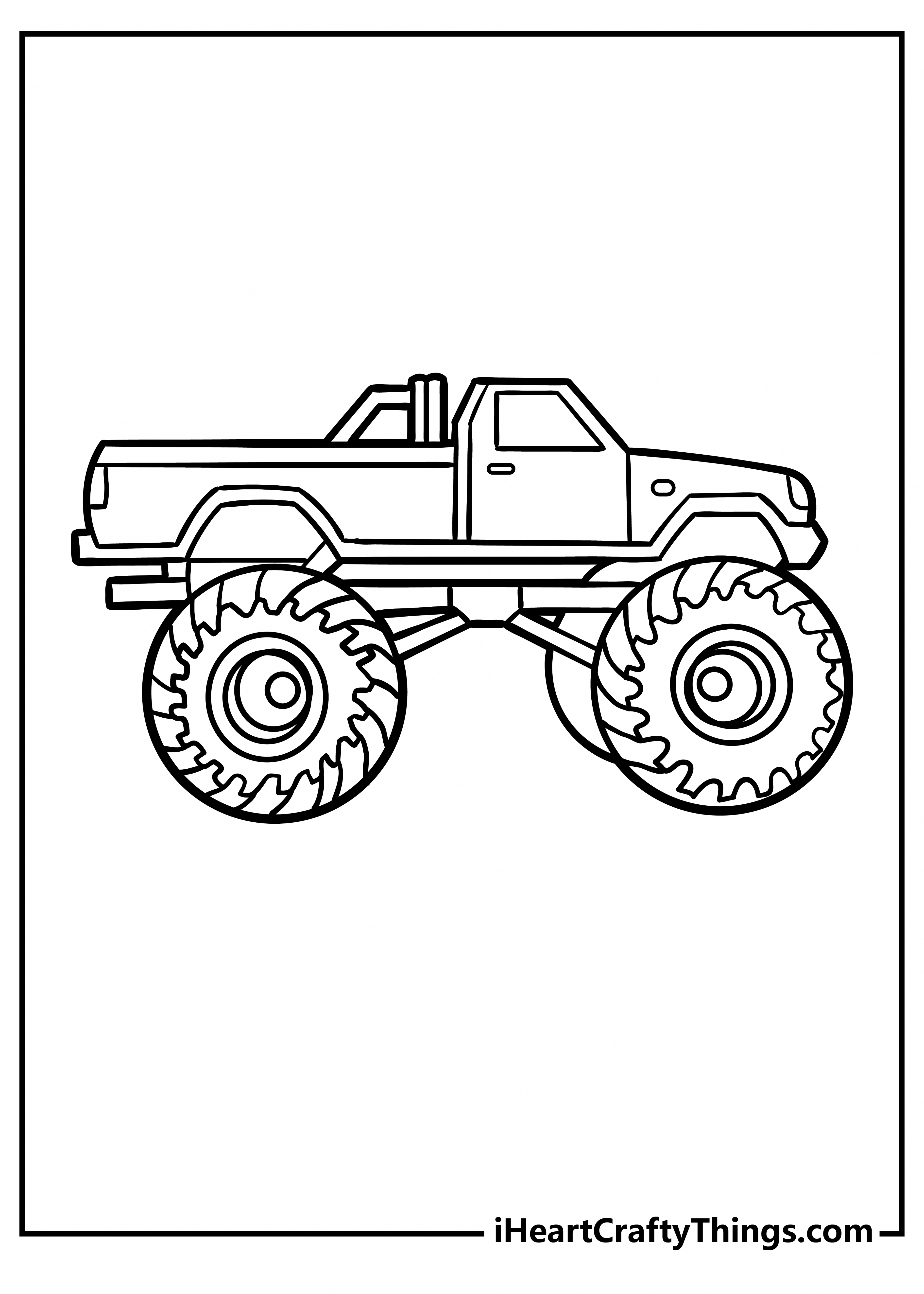 Printable Monster Truck Coloring Pages (Updated ) - FREE Printables - Monster Truck Coloring Pages Free Printable