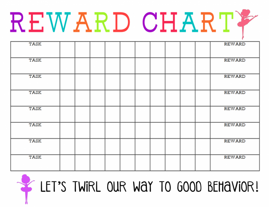 Printable Reward Chart - The Girl Creative - FREE Printables - Sticker Chart Printable Free