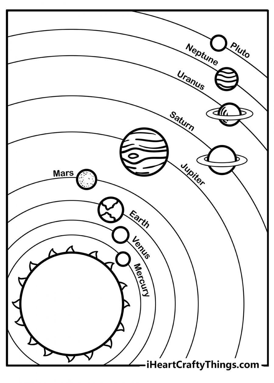 Printable Solar System Coloring Pages (Updated ) - FREE Printables - Free Printable Solar System