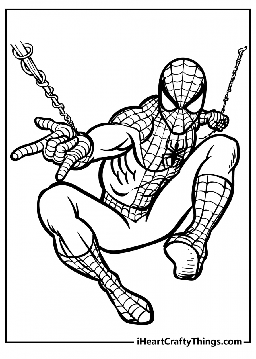Printable Spider-Man Coloring Pages (Updated ) - FREE Printables - Spiderman Free Printable Coloring Pages