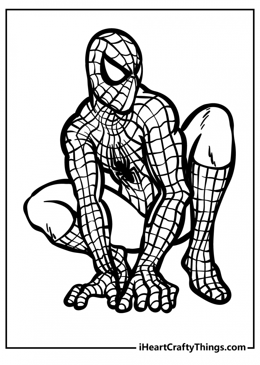 Printable Spider-Man Coloring Pages (Updated ) - FREE Printables - Spiderman Coloring Pages Free Printable