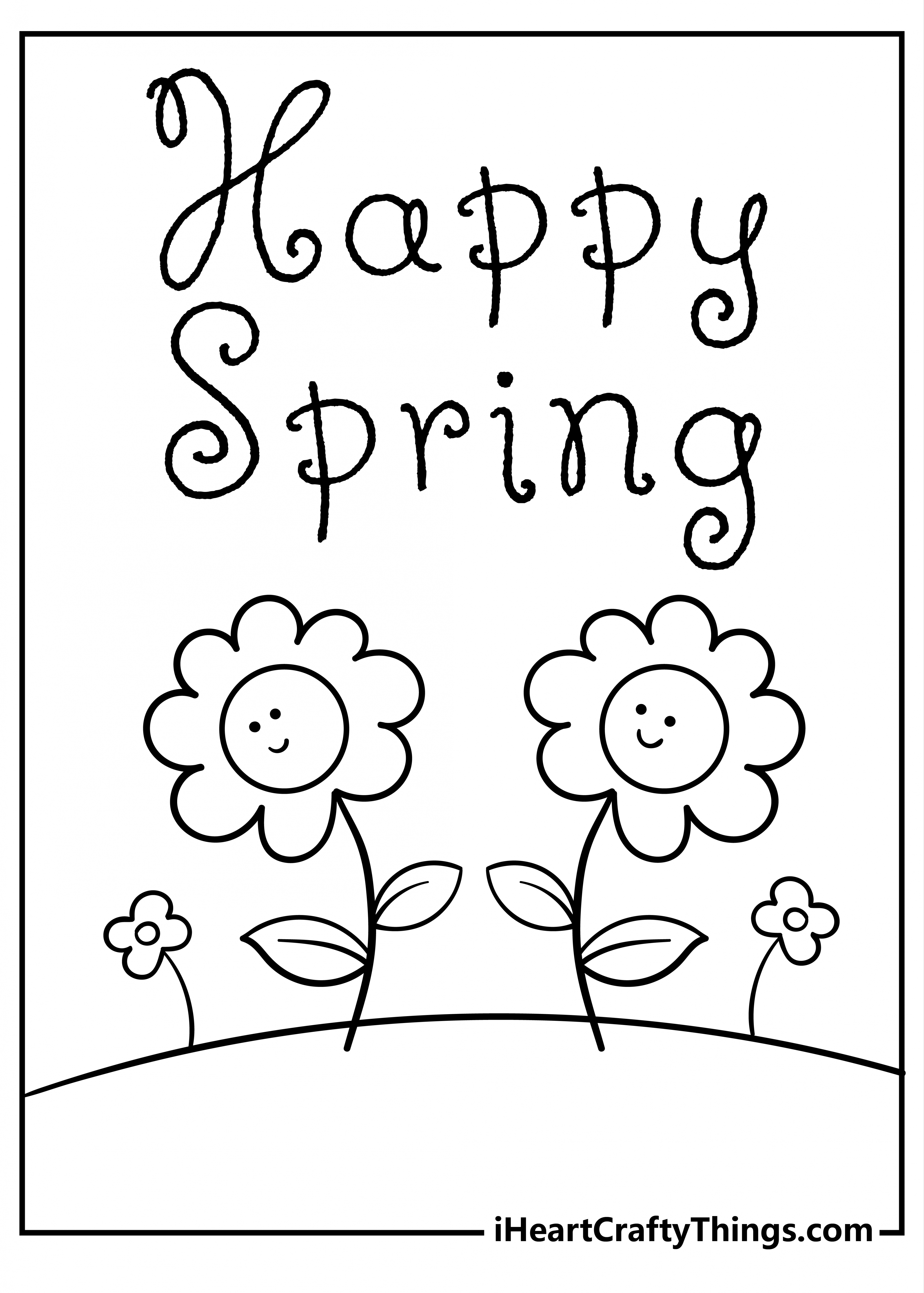 Printable Spring Coloring Pages (Updated ) - FREE Printables - Spring Coloring Pages Free Printable