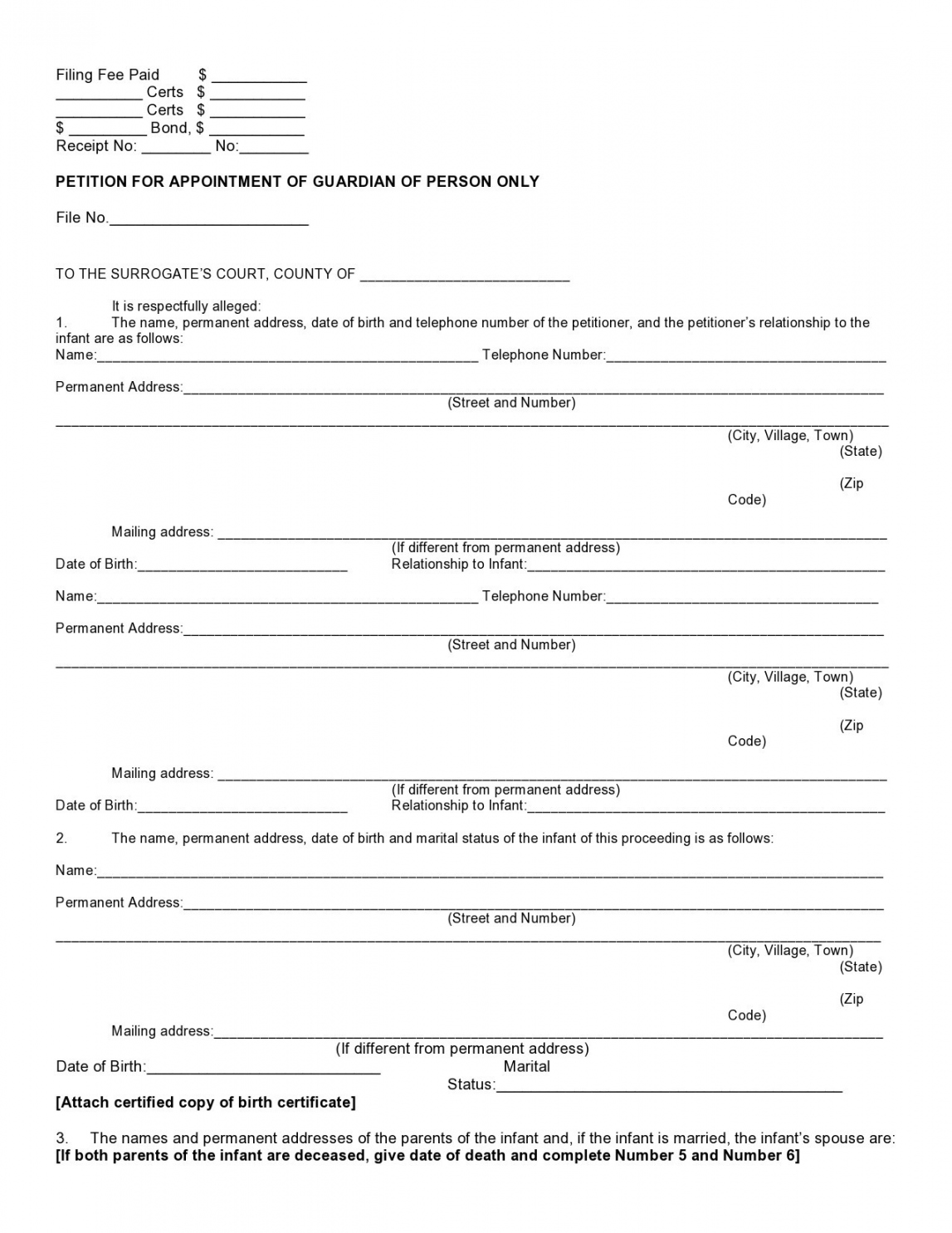 Printable Temporary Guardianship Forms [All States] ᐅ - FREE Printables - Free Printable Child Guardianship Forms In Case Of Death