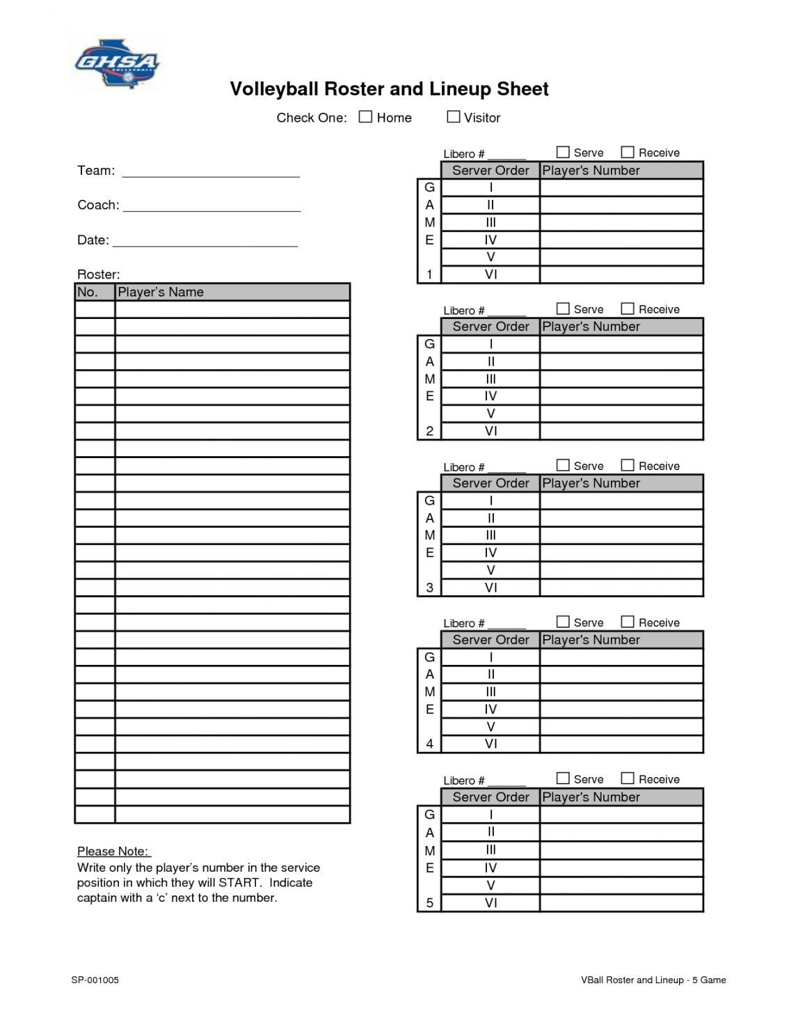 Printable Volleyball Lineup Sheet - Printable Word Searches - FREE Printables - Free Printable Blank Volleyball Lineup Sheet