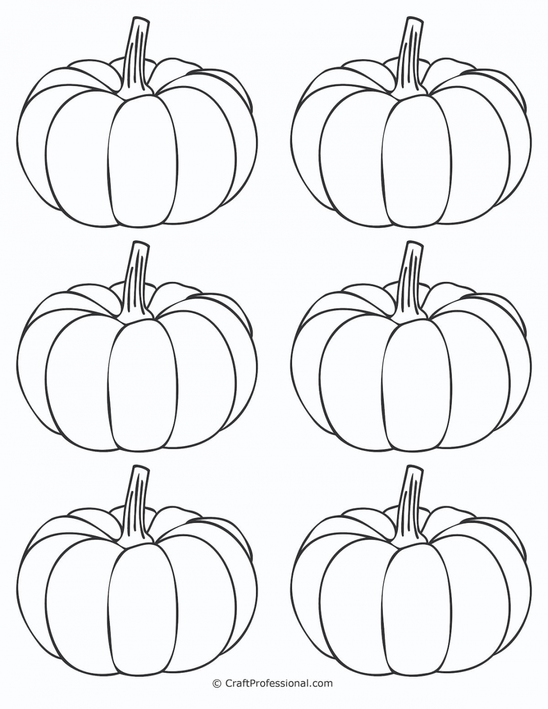 Pumpkin Coloring Pages - Free Printables for Kids & Adults to Color - FREE Printables - Free Printable Pumpkin Coloring Pages