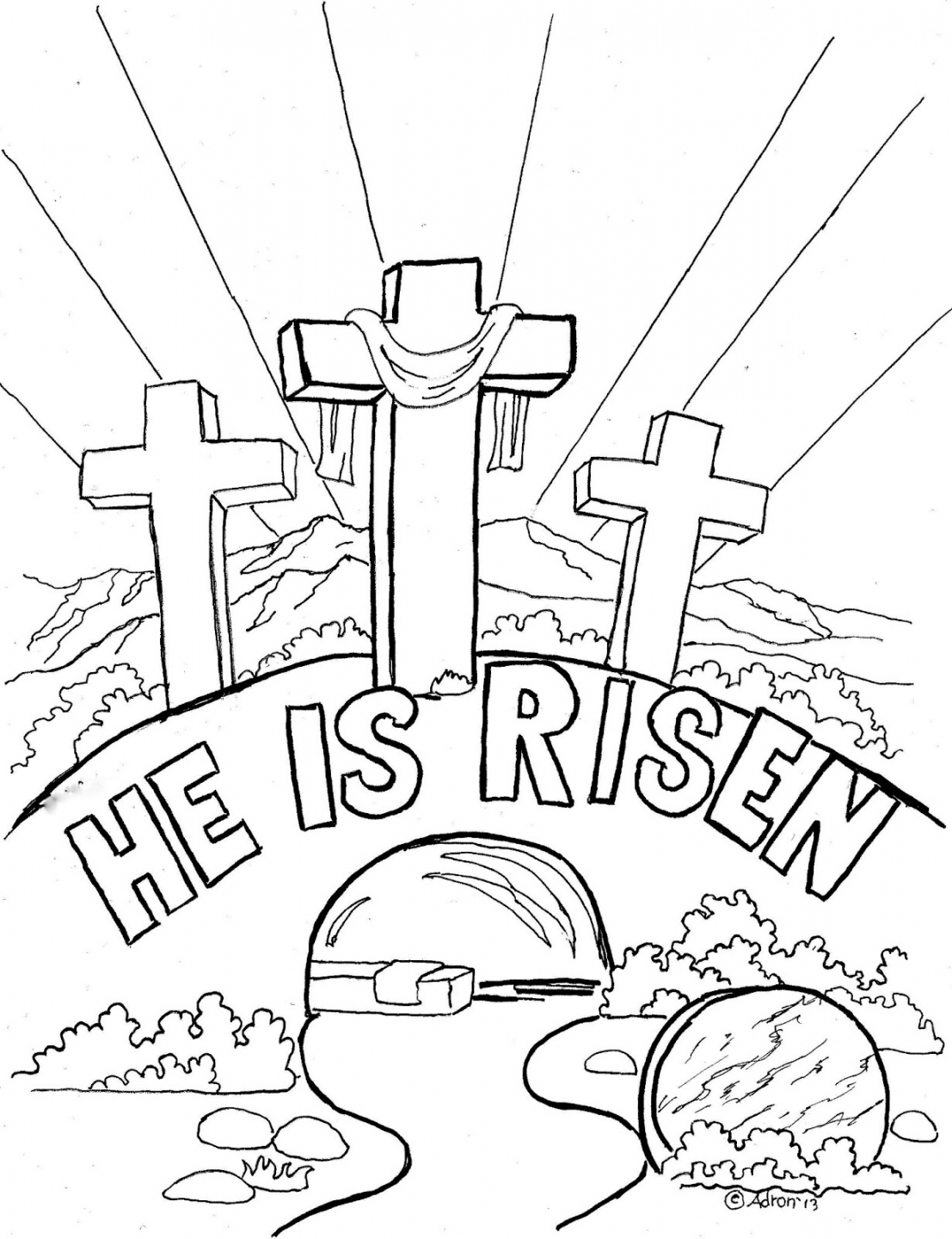 Religious Easter Coloring Pages - Best Coloring Pages For Kids - FREE Printables - Religious Free Printable Religious Easter Coloring Pages