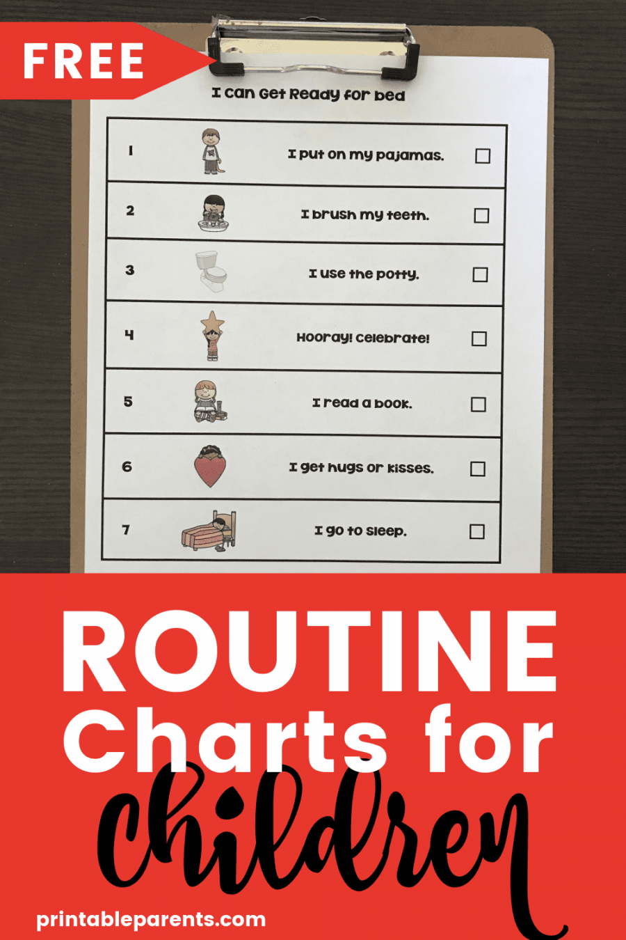 Routine Charts for Children - Printable Parents - FREE Printables - Free Printable Adhd Routine Charts