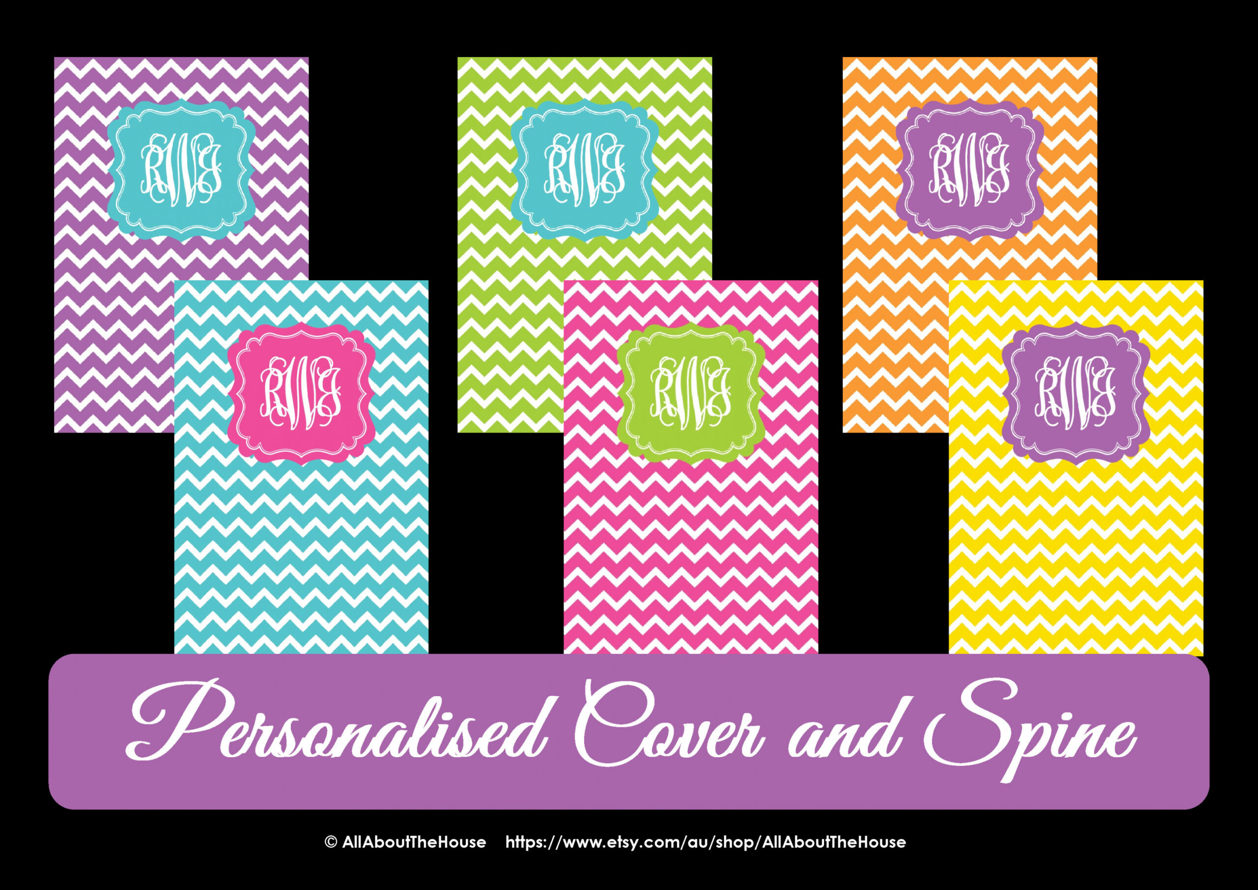 SALE! And New Monogram Binder Covers!  AllAboutTheHouse Printables - FREE Printables - Free Printable Monogram Binder Cover