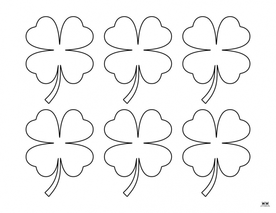 Shamrock Templates & Coloring Pages -  FREE Printables  Printabulls - FREE Printables - Free Printable Shamrock Template