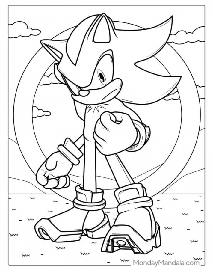 Sonic Coloring Pages (Free PDF Printables) - FREE Printables - Sonic Free Printable Coloring Pages