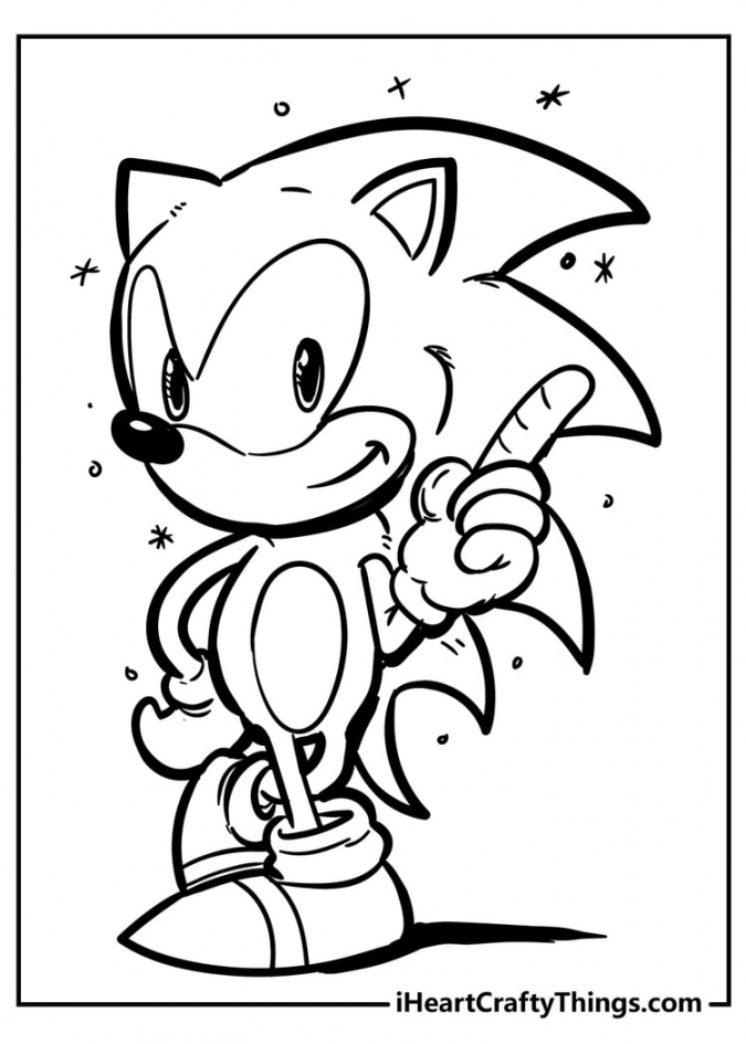 Sonic The Hedgehog Coloring Pages - % Free () - FREE Printables - Free Printable Sonic Coloring Sheets