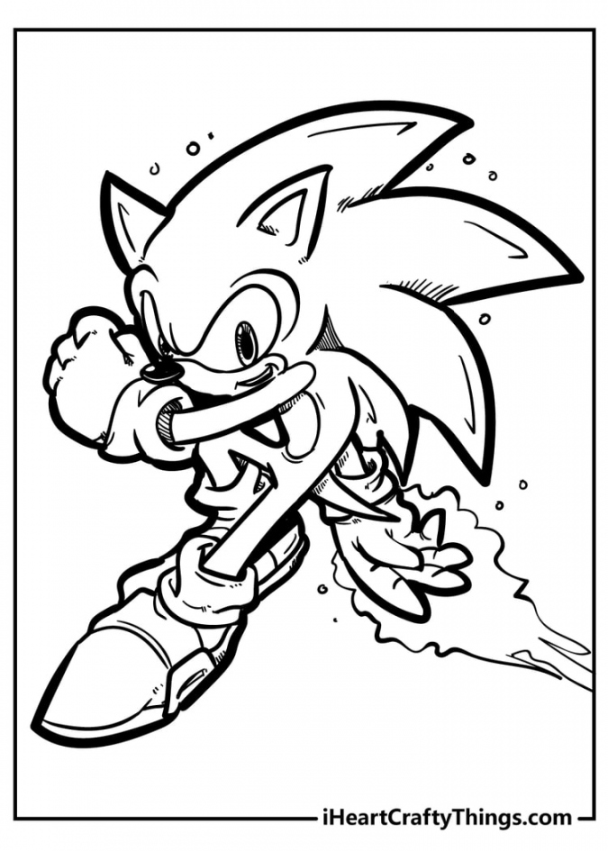 Sonic The Hedgehog Coloring Pages - % Free () - FREE Printables - Free Printable Sonic Coloring Sheets