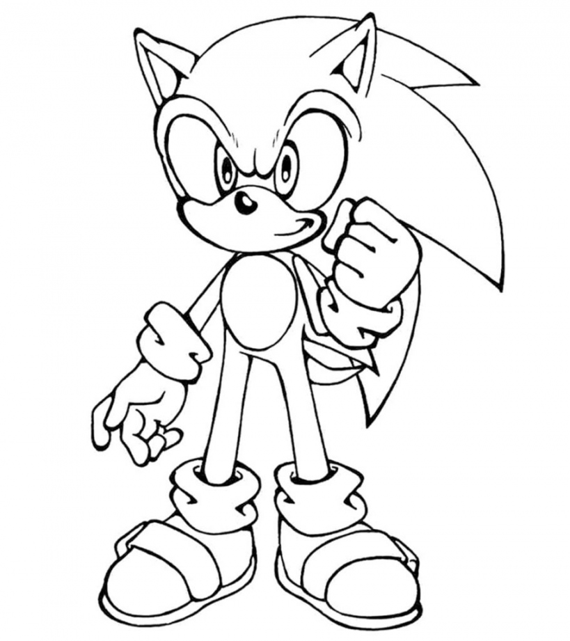 Sonic The Hedgehog Coloring Pages - Free Printable - FREE Printables - Free Printable Sonic Coloring Sheets