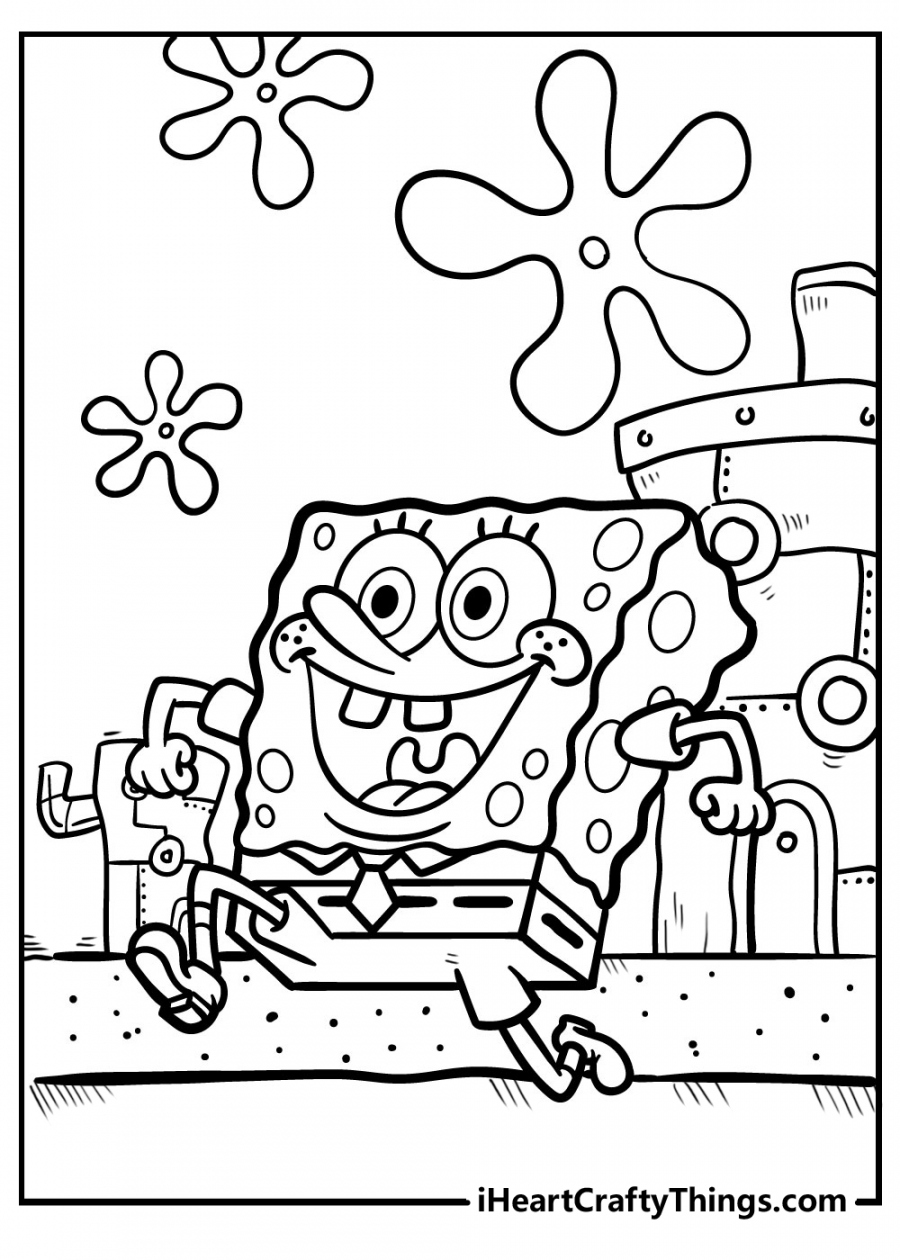 Super Fun Spongebob Coloring Pages (Updated 23) - FREE Printables - Free Printable Coloring Pages Spongebob