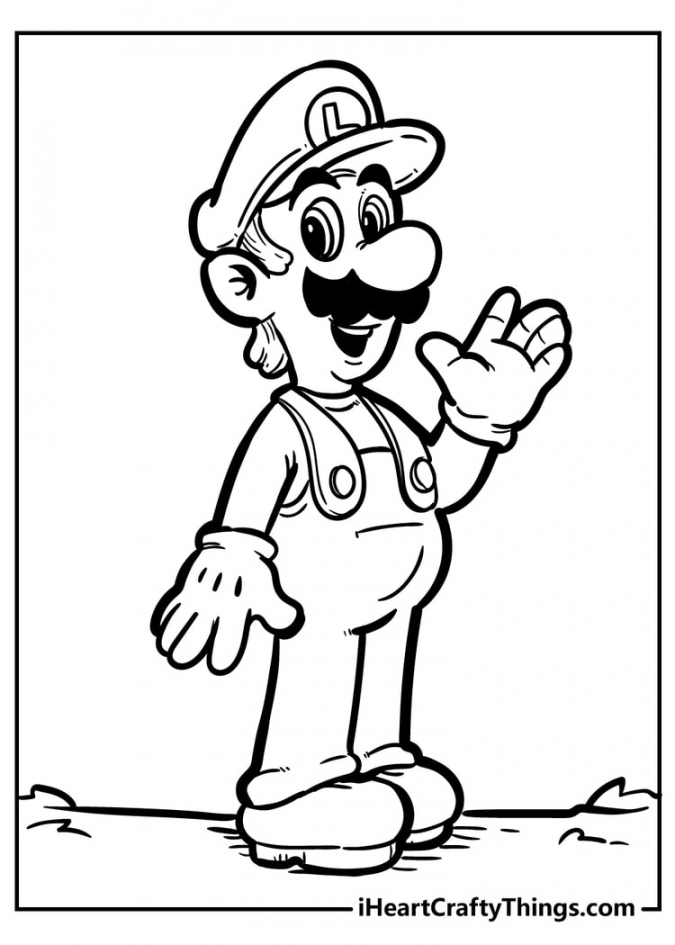 Super Mario Bros Coloring Pages - New And Exciting () - FREE Printables - Mario Coloring Pages Printable Free