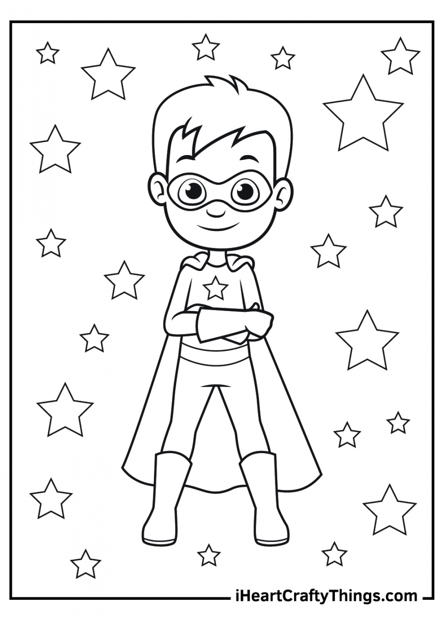 Superhero Coloring Pages (Updated ) - FREE Printables - Printable Superhero Coloring Pages Free