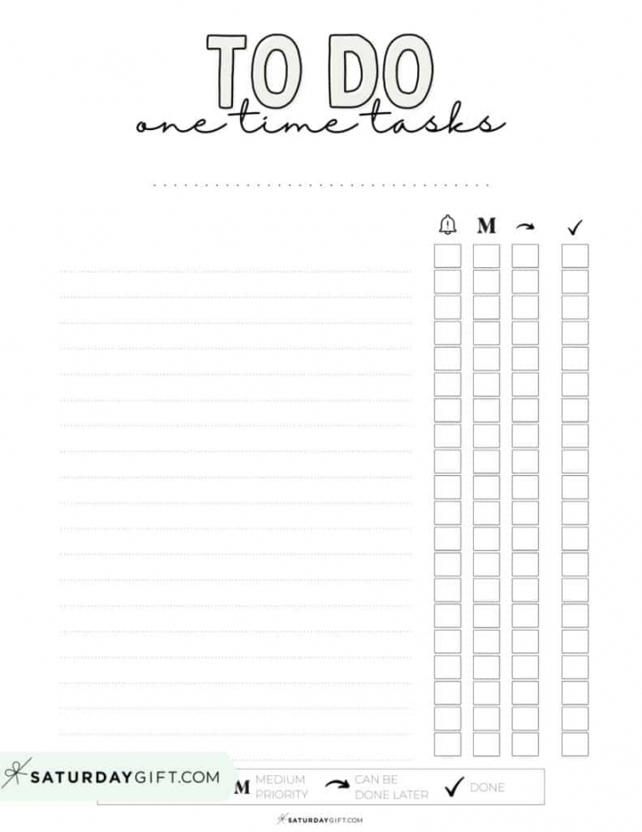 To-Do List Template -  Cute & Free Printable To-Do Lists  - FREE Printables - Cute Printable To Do List Free