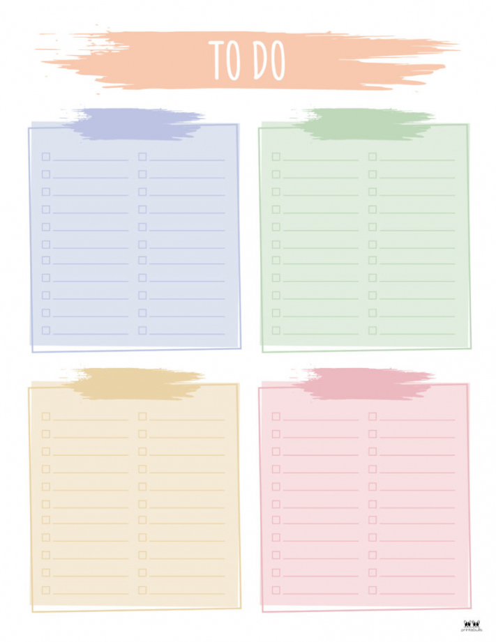 Printable To Do List Template Word Free Download