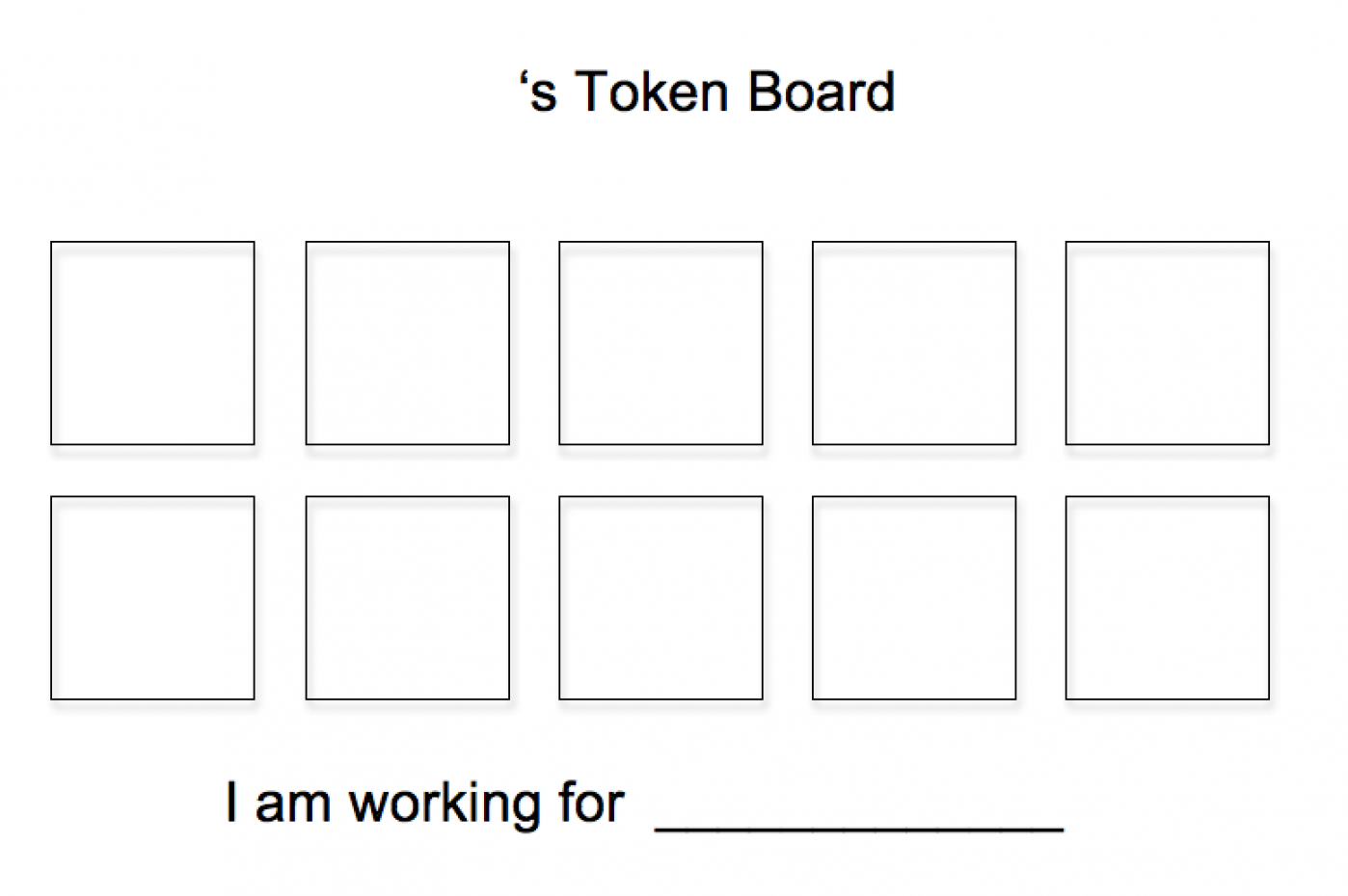 Token Boards — MyAbilityKit  Autism Resources - FREE Printables - Free Printable Token Board Printable