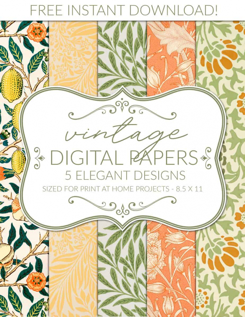 TONS of FREE Digital Paper You