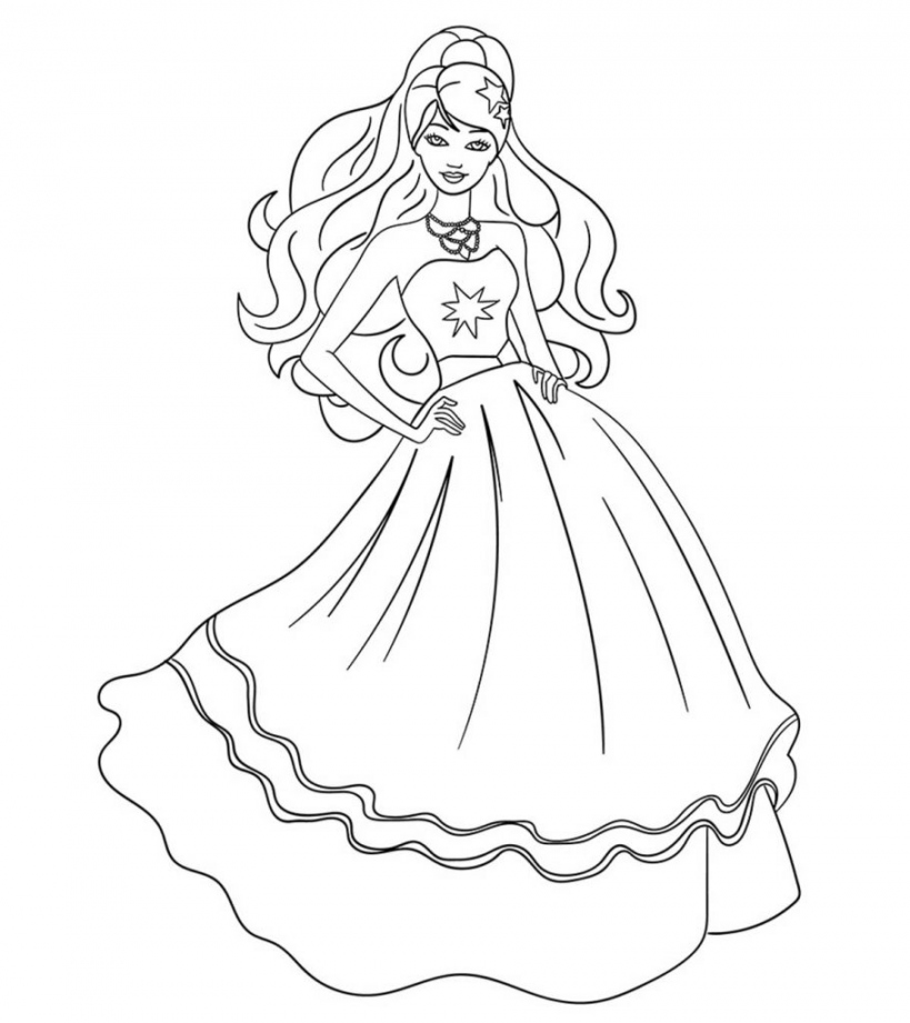 Top  Free Printable Barbie Coloring Pages Online - FREE Printables - Free Barbie Printable Coloring Pages