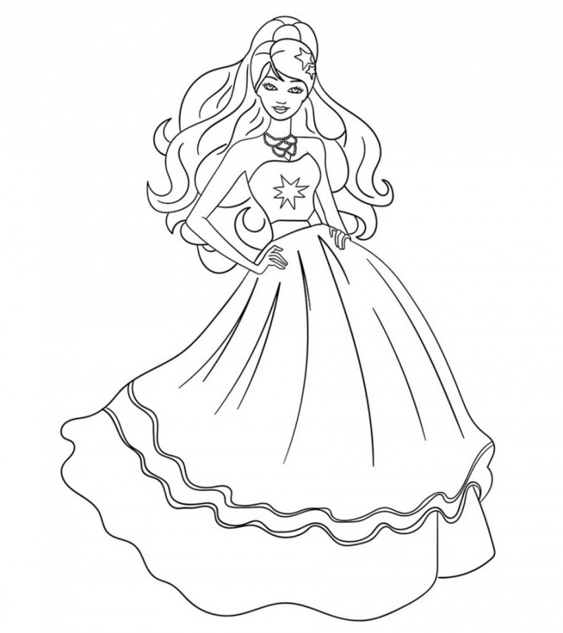 Top  Free Printable Barbie Coloring Pages Online - FREE Printables - Barbie Coloring Pages Free Printable