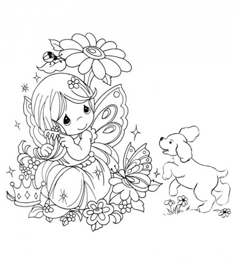 Top  Free Printable Beautiful Fairy Coloring Pages Online - FREE Printables - Free Printable Fairy Coloring Pages