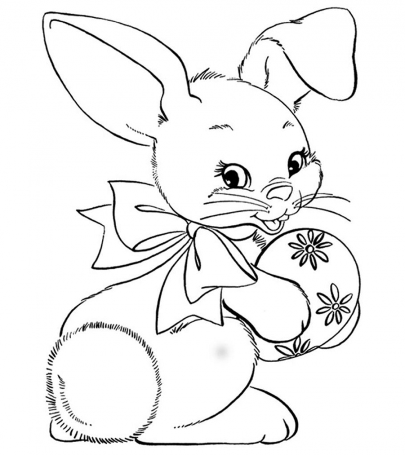 Top  Free Printable Easter Bunny Coloring Pages Online - FREE Printables - Free Printable Easter Bunny Coloring Pages