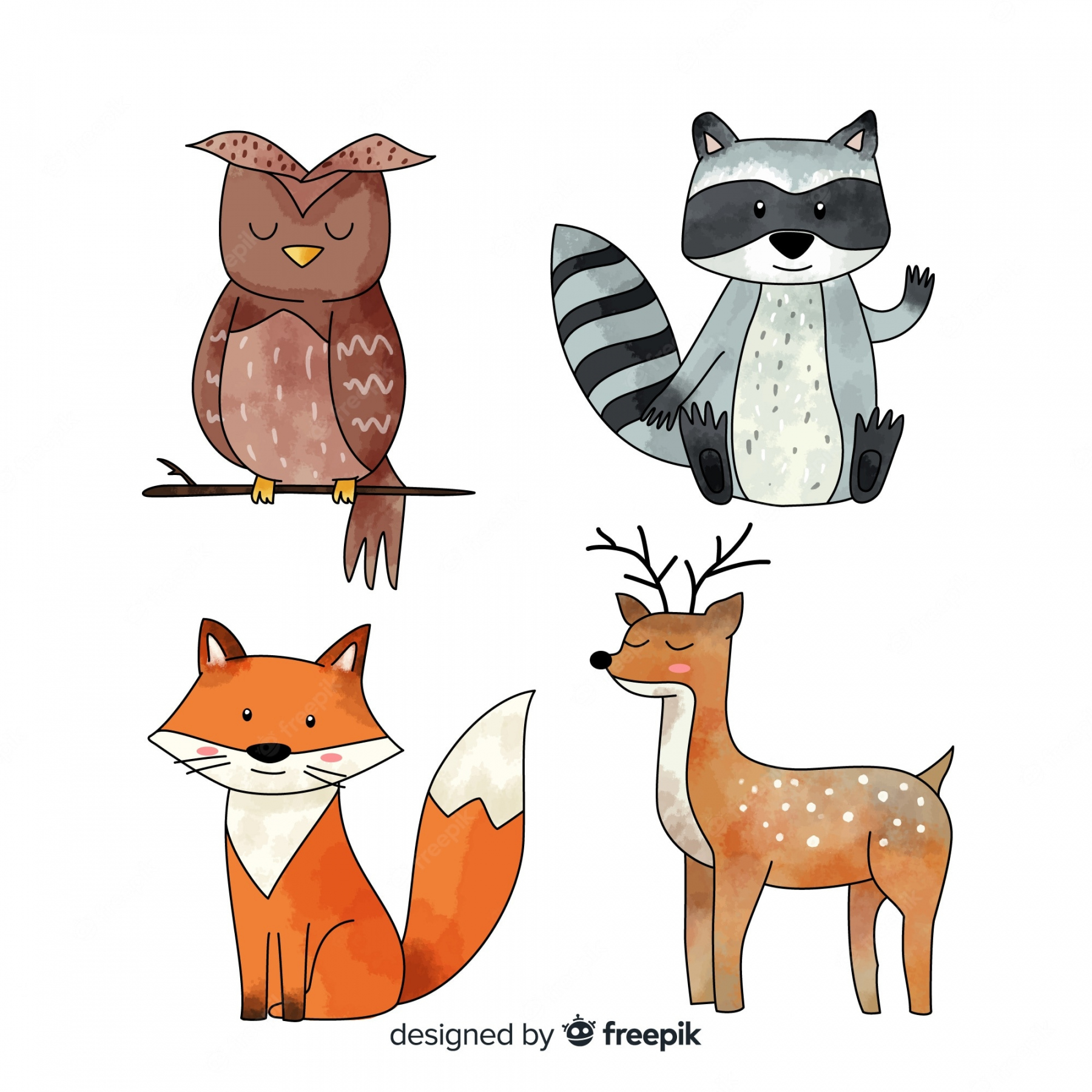 Woodland Animals Images - Free Download on Freepik - FREE Printables - Printable Free Woodland Animal Clipart