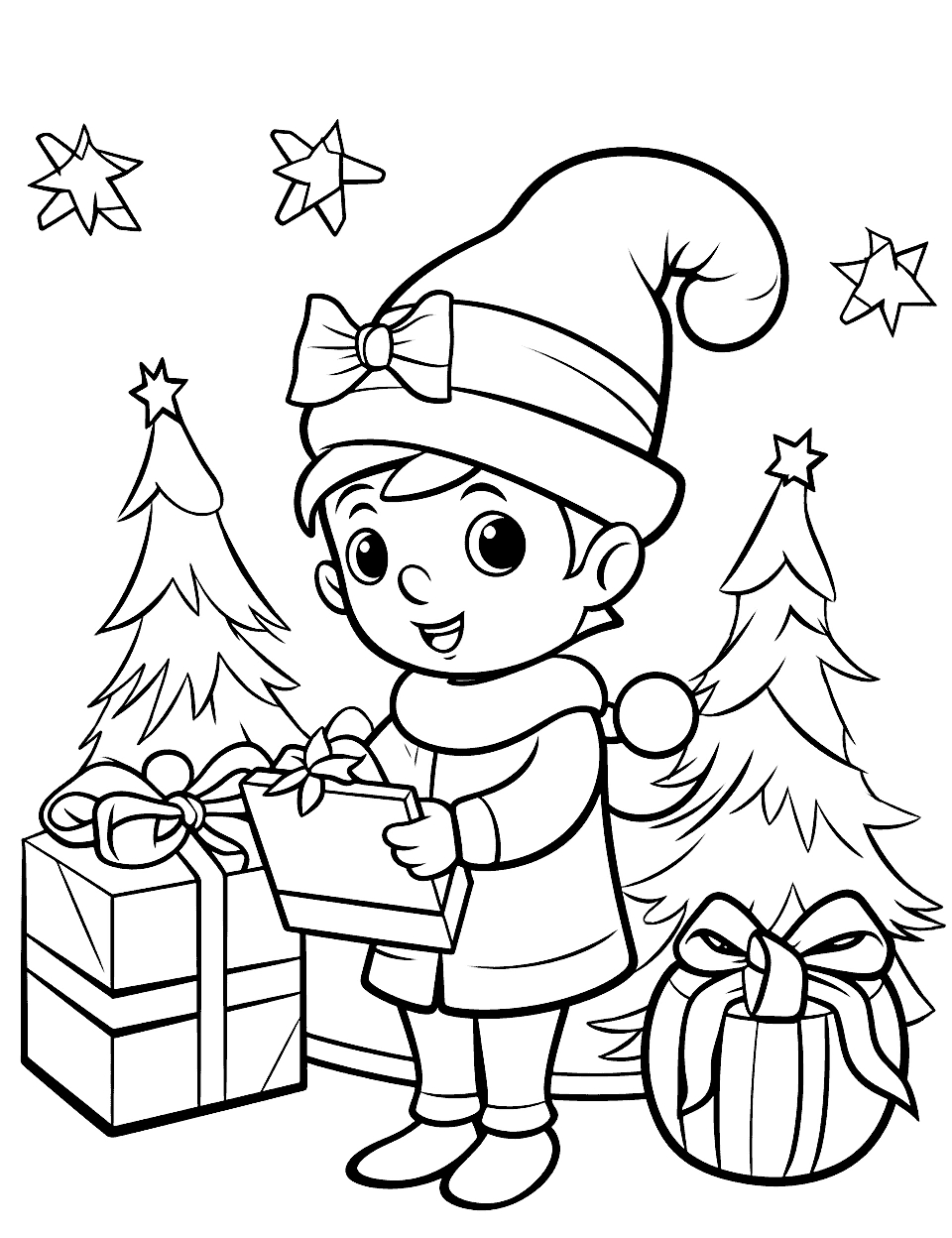 100 Christmas Coloring Pages: Printable Sheets throughout Free Printable Colouring Pages For Christmas