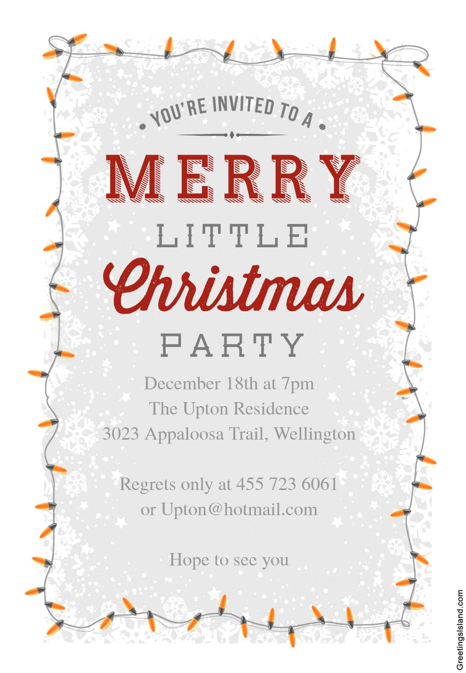 13 Free Christmas Party Invitations That You Can Print inside Free Printable Christmas Party Invites