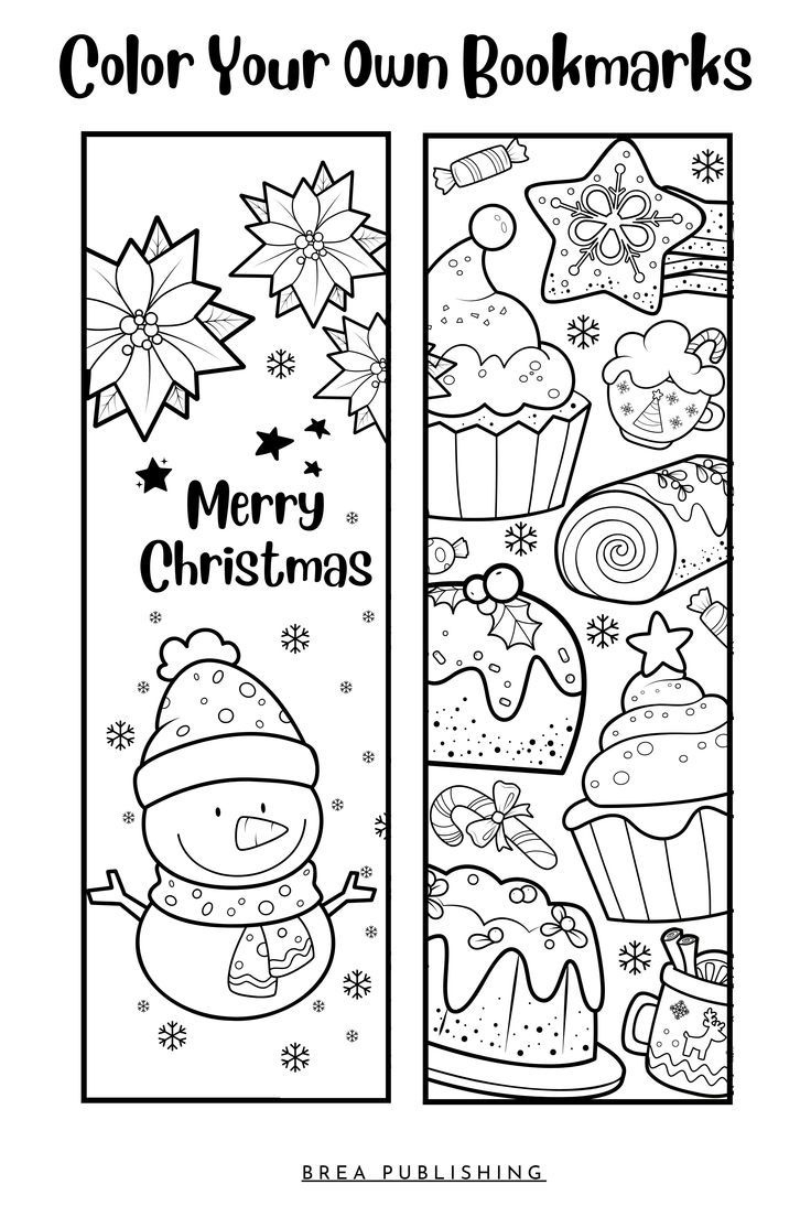 14 Free Printable Christmas Bookmarks To Color with Free Christmas Bookmark Printables