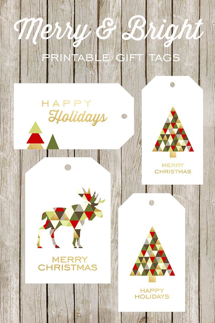 34 Sets Of Free Printable Christmas Gift Tags throughout Christmas To And From Printable Labels