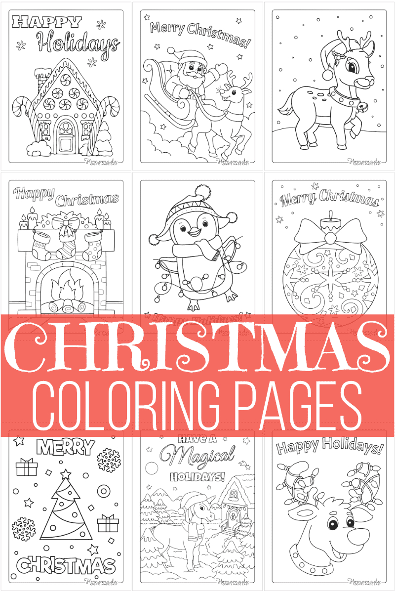 650+ Free Christmas Coloring Pages For Kids &amp;amp; Adults inside Free Printable Christmas Pages