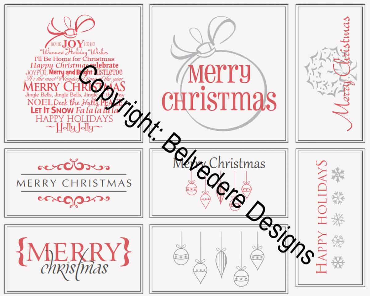 90+ Free Printable Rustic Christmas Tags For Gifts • Craving Some pertaining to Simple Free Printable Christmas Gift Tags